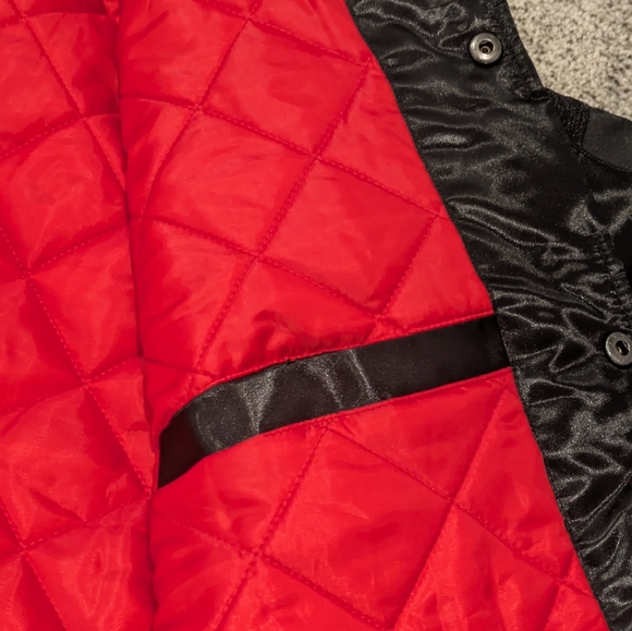 NWT Mitchell & Ness Hardwood Classic Jacket Size XL Atlanta Hawks NBA BLACKOUT - Picture 10 of 13